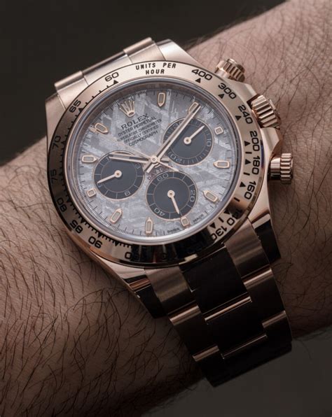 rolex gold meteorite|rolex meteorite price.